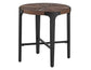 Chevron 22-inch Round End Table