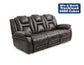 Oportuna Dual-Power Reclining Sofa w/Drop-Down Table