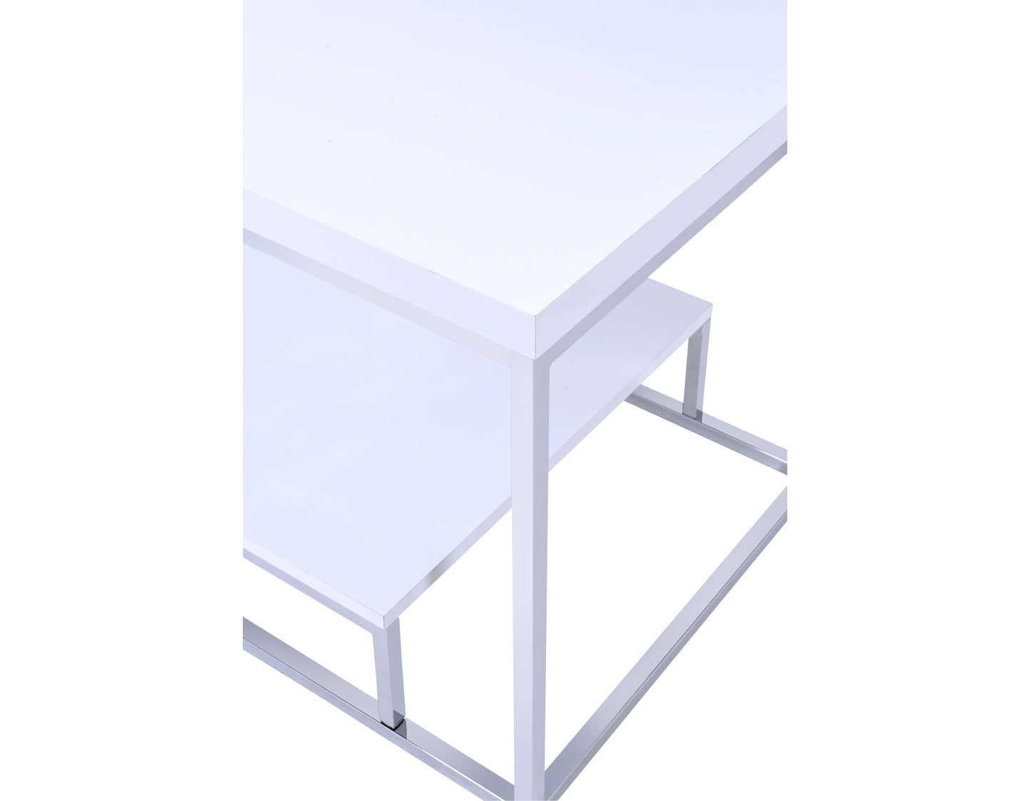 Lucia White 3-Piece Set
(Cocktail & 2 End Tables)