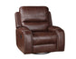 Keily Manual Swivel Glider Recliner, Brown