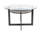 Olson 48 inch Round Glass Top Table