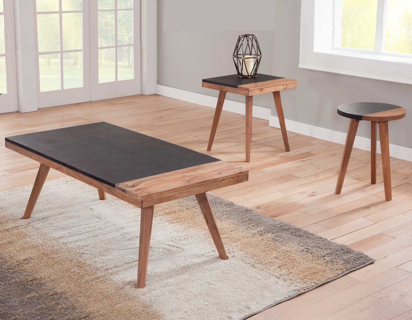 Caspian 3-Piece Occasional Set
(Cocktail Table & 2 End Tables)