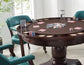 Tournament, Game Table and Chairs, 6-Piece, Brown
(Table & 4 Side Chairs)