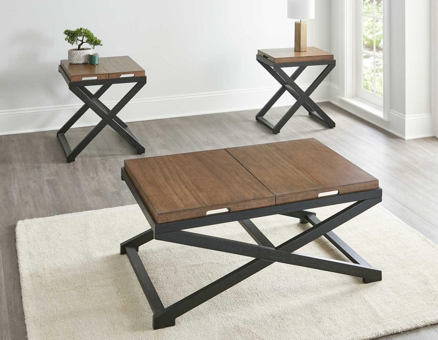 Topeka 3-Piece Set
(Cocktail & 2 End Tables)