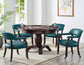 Tournament Game Table and Chairs, 6 Piece, Teal
(Table & 4 Captains Chairs)