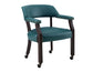 Tournament Game Table and Chairs, 6 Piece, Teal
(Table & 4 Captains Chairs)