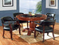 Tournament Game Table and Chairs, 6-Piece, Black
(Table & 4 Side Chairs)