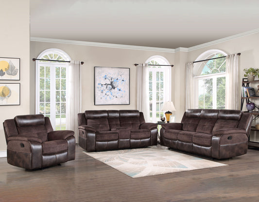 Pueblo 3-Piece Manual Reclining Set
(Sofa, Loveseat & Chair)