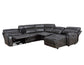 Provo 6-Piece Dual-Power Chaise Sectional