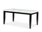 Westby White Marble Top Dining Table