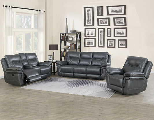 Isabella Grey 3 Piece Manual Motion Set
(Sofa, Loveseat & Chair)