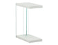 Elaina Chair Side End Table, Glossy White