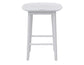 Hilton 24″ Backless Counter Stool, White