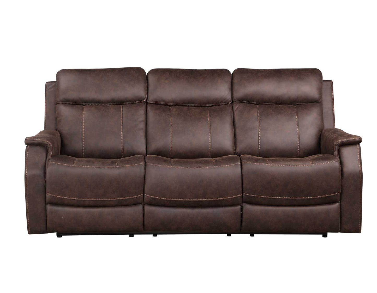 Valencia Dual-Power Reclining Sofa, Walnut