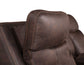 Valencia Dual-Power Reclining Sofa, Walnut