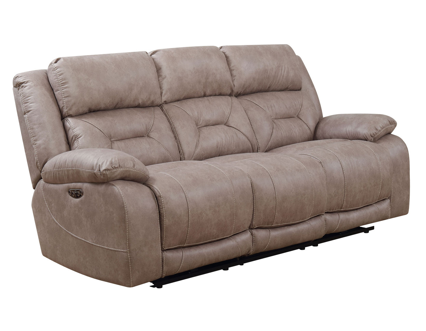 Aria Dual-Power Reclining Sofa, Desert Sand