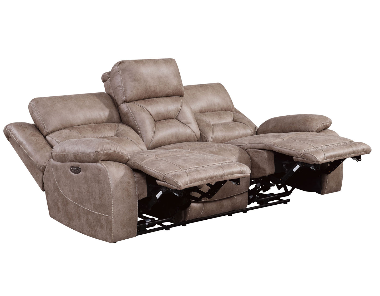 Aria Dual-Power Reclining Sofa, Desert Sand