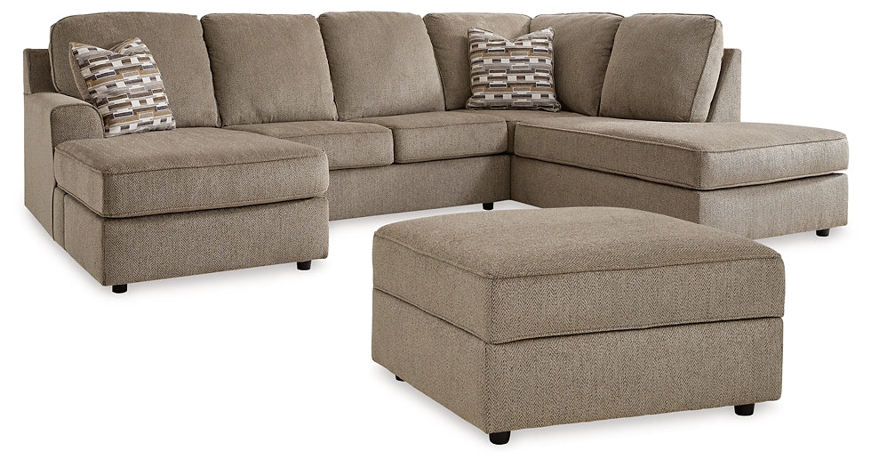 O'Phannon 2-Piece Sectional with Ottoman